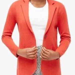 Jcrew Factory Sweater Button front Blazer.